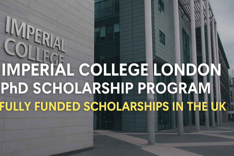 Imperial College London PhD Scholarship Program